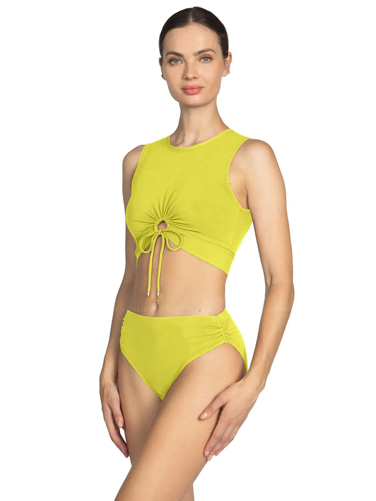 Aubrey Tank-Aubrey High Waist Bikini sold by SWORLD Inc product image thumbnail 3