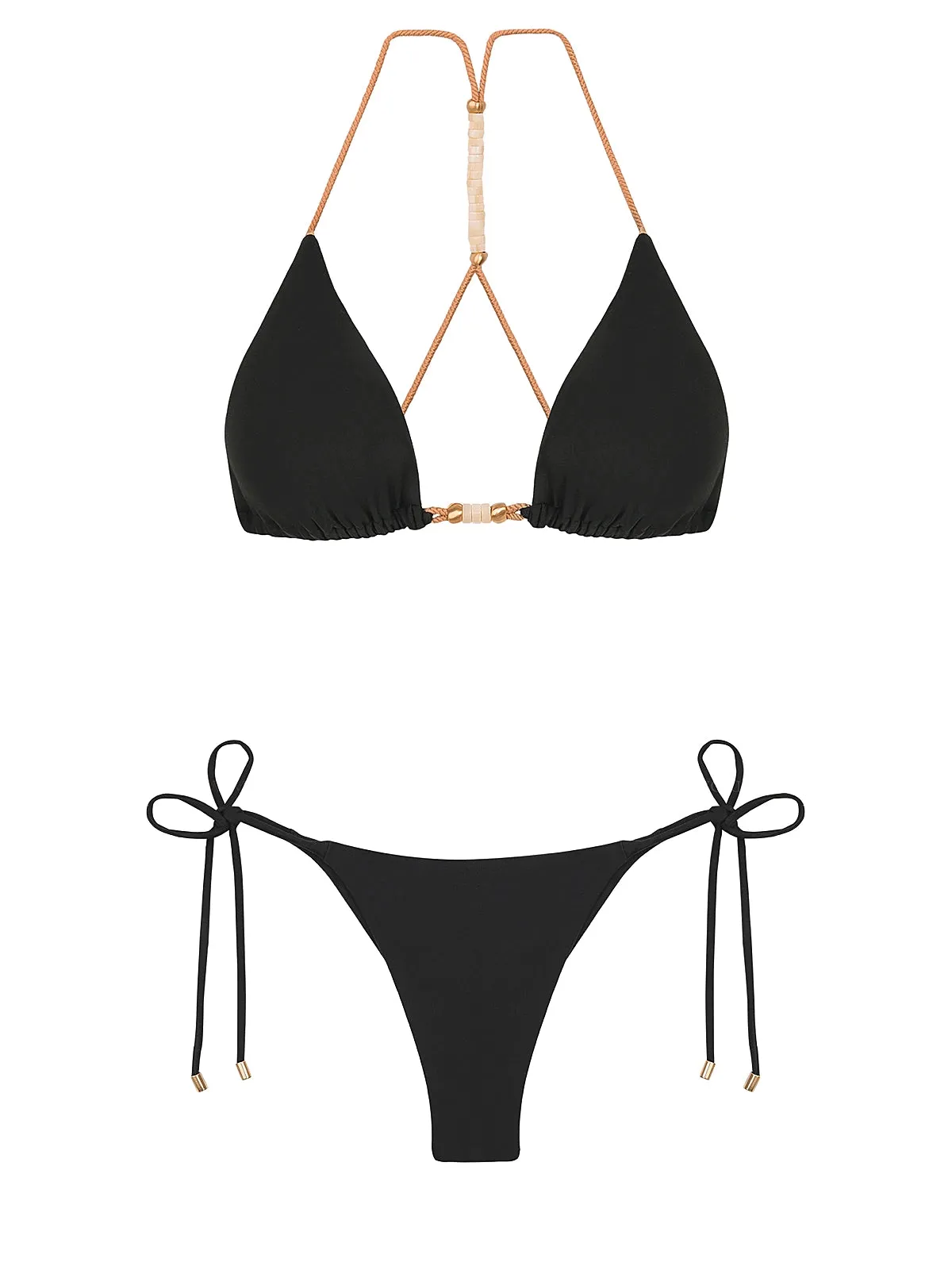 Brooke T Back Tri-Tie Side Bikini sold by SWORLD Inc product image thumbnail 3