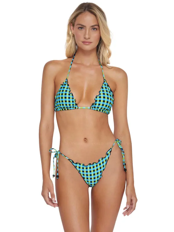 Lettuce Edge Tri-Lettuce Edge Tie Bikini sold by SWORLD Inc