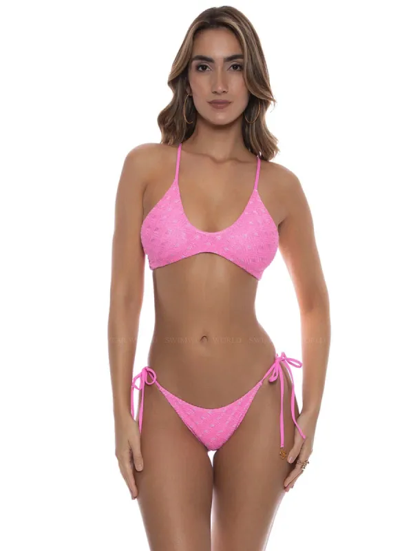 Multiway Keyhole Cross Neck-Seamless Tie Side Bikini sold by SWORLD Inc