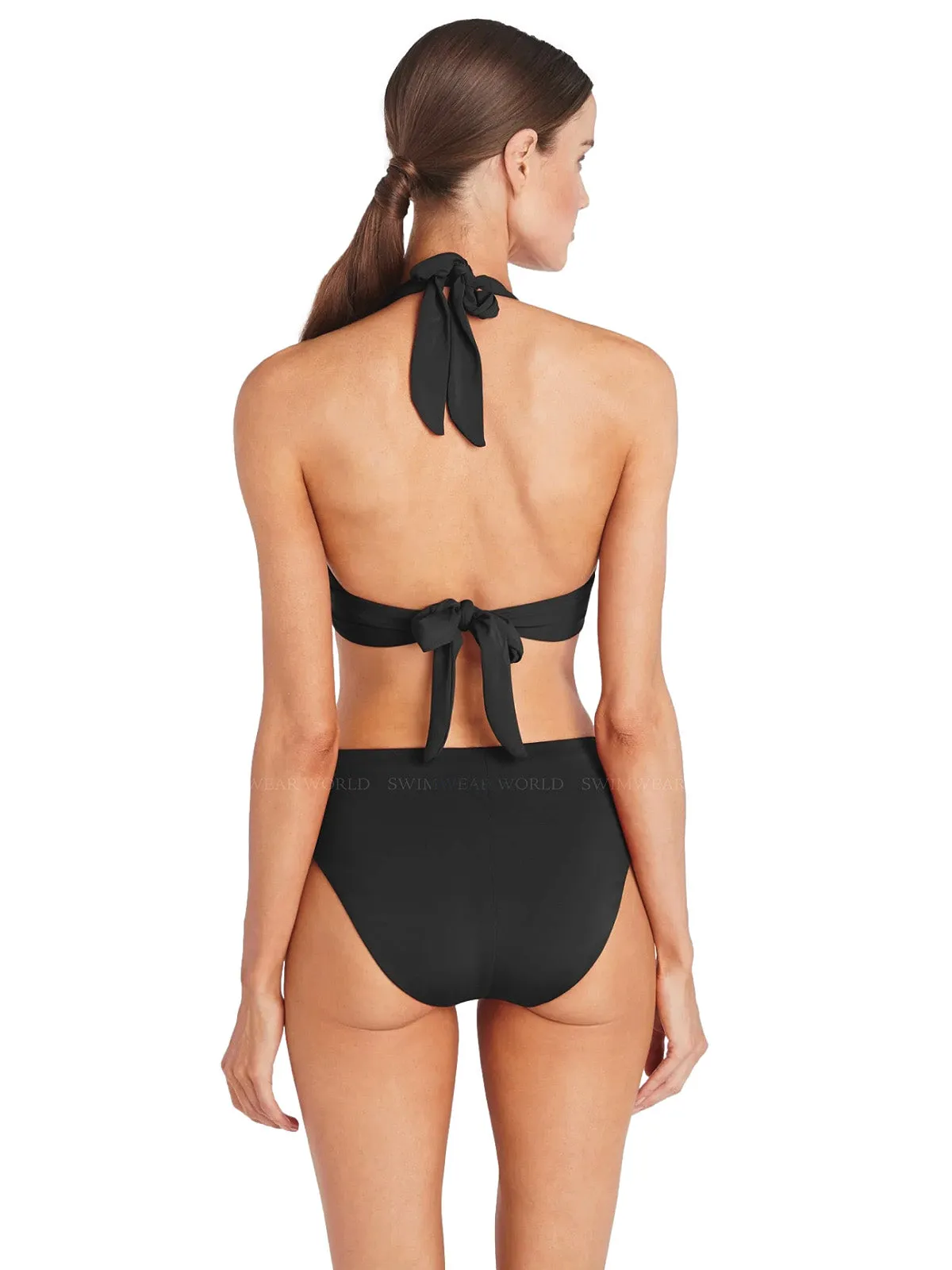 Aubrey Halter-Ava High Waist Bikini sold by SWORLD Inc product image thumbnail 2
