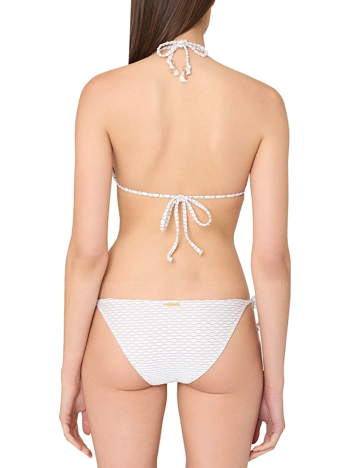 Textured Waves Triangle-Millie String Bikini sold by SWORLD Inc product image thumbnail 4