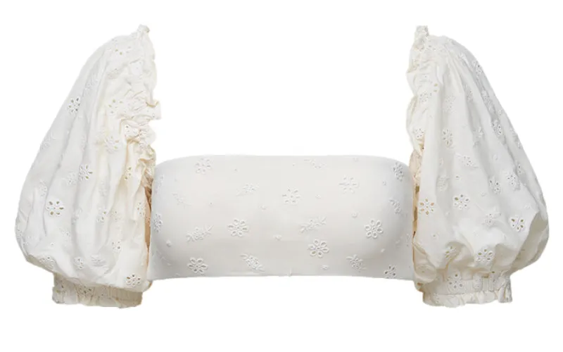 Puff Sleeve-Classic Scoop Bikini sold by SWORLD Inc product image thumbnail 2