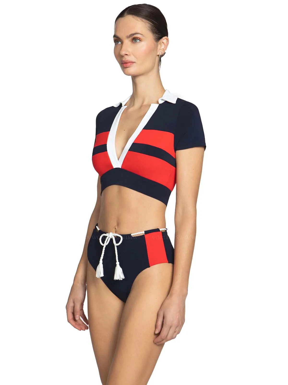 Babe T-Shirt-Babe High Waist Bikini sold by SWORLD Inc product image thumbnail 3