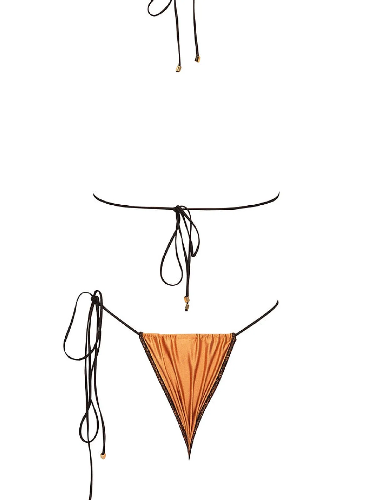 Miranda Triangle-Pearl Tie Side Bikini sold by SWORLD Inc product image thumbnail 3