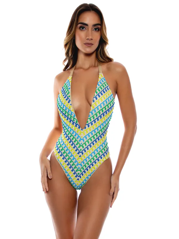Deep V One Piece sold by SWORLD Inc