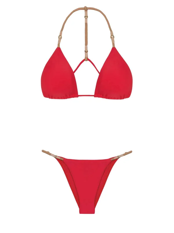 Layla T Back Tri-Layla String Detail Bikini sold by SWORLD Inc