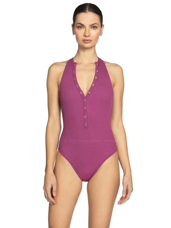 Amy One Piece High Neck sold by SWORLD Inc