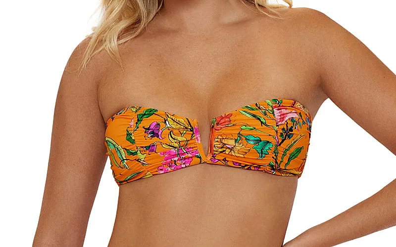 Ruched Bandeau-Fanned Bikini sold by SWORLD Inc product image thumbnail 4