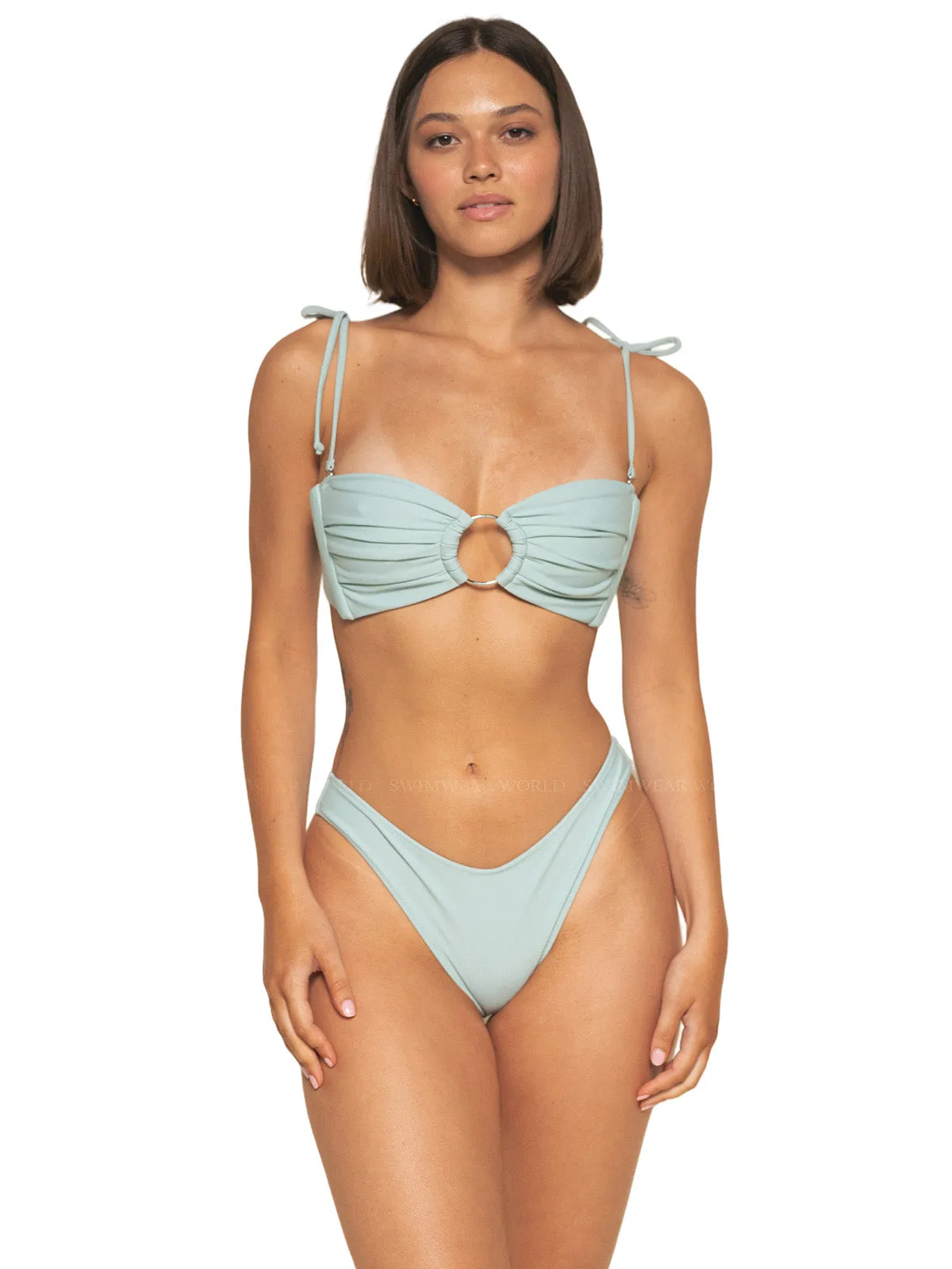 Tori Ties Bandeau-Lulu Bikini sold by SWORLD Inc