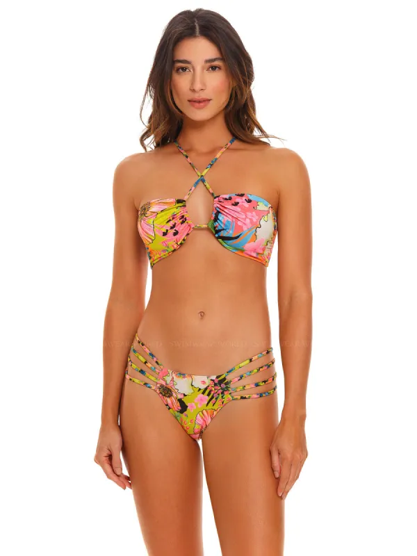 Asymmetrical Cut Out Ring Bodysuit sold by SWORLD Inc