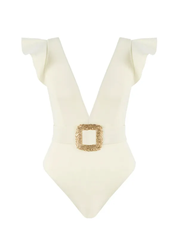 Helen One Piece Vanilla sold by SWORLD Inc