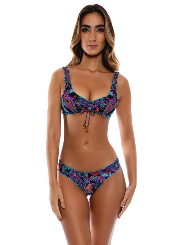 Scoop Neck Drawstring-Ruched Back Bikini sold by SWORLD Inc