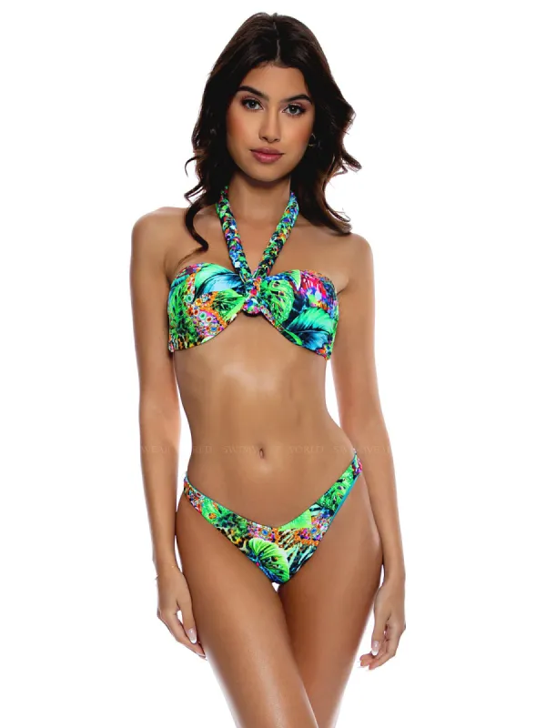 Braided Bandeau-High Leg Bikini sold by SWORLD Inc