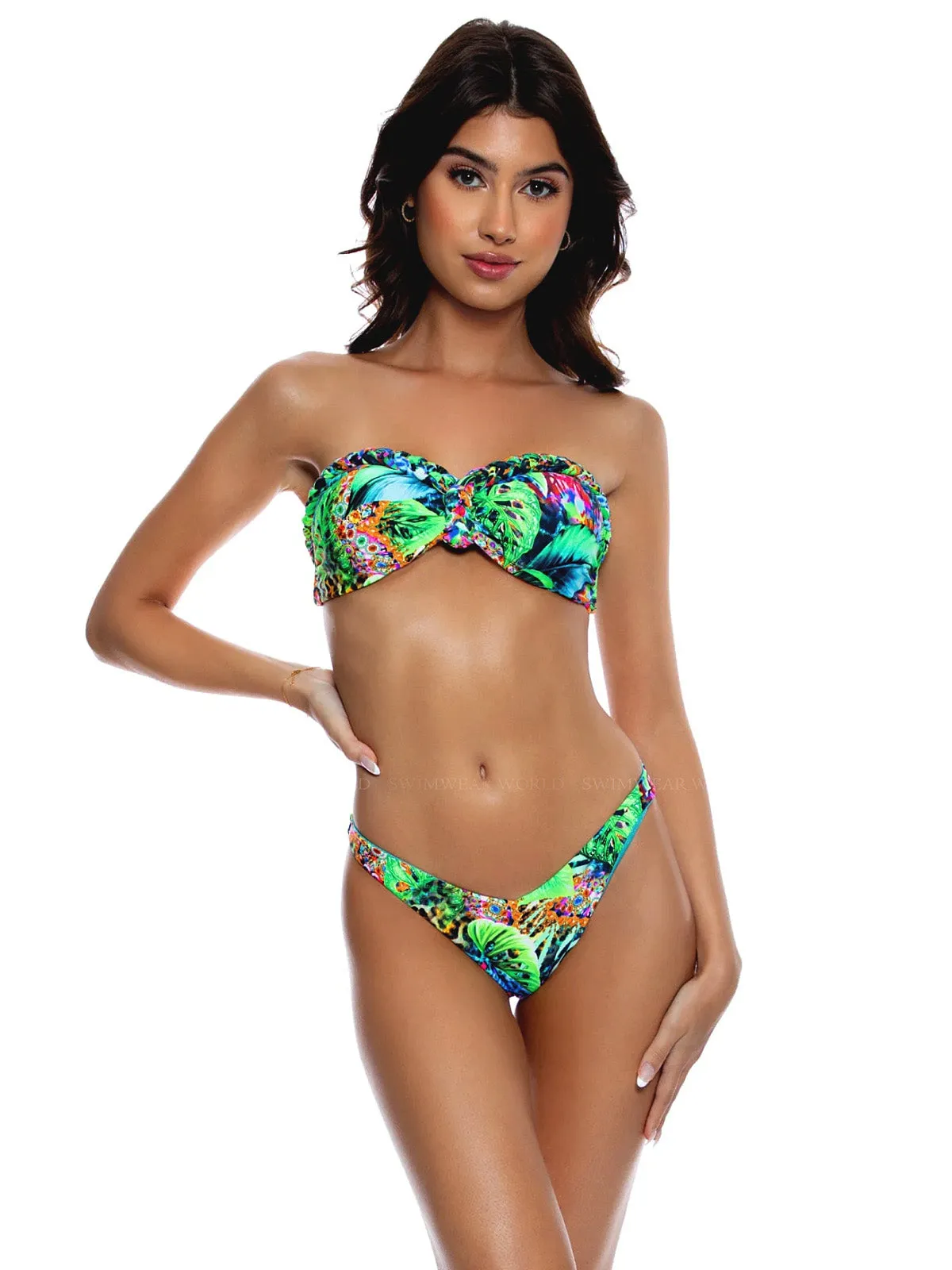 Braided Bandeau-High Leg Bikini sold by SWORLD Inc product image thumbnail 5
