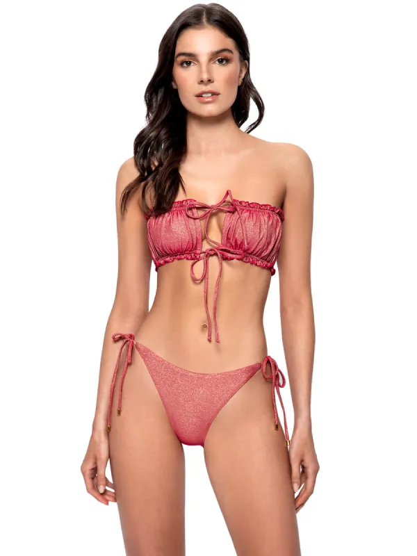 Remi Ruched Bandeau-Tie sold by SWORLD Inc