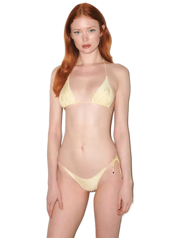 Daisy Triangle-Tie Side Bikini sold by SWORLD Inc