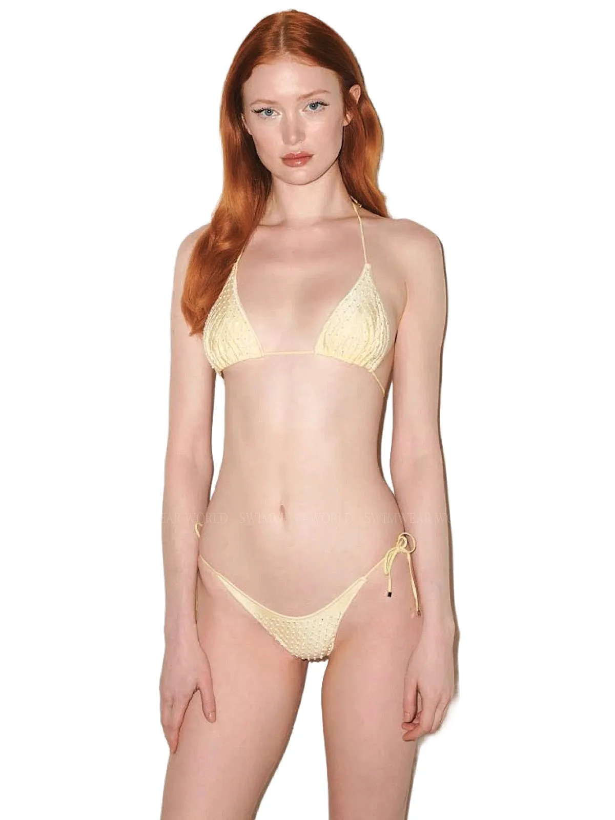 Daisy Triangle-Tie Side Bikini sold by SWORLD Inc