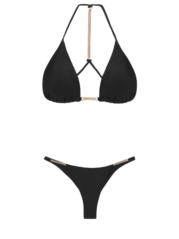 Melody T Back Tri-Melody Detail Bikini sold by SWORLD Inc