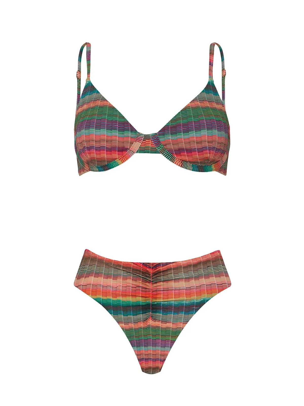 Cali Underwire-Harlow High Bikini sold by SWORLD Inc product image thumbnail 3