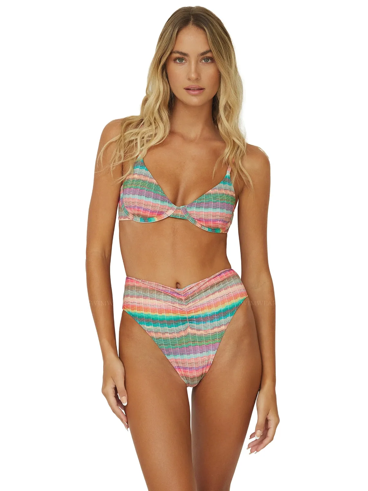 Cali Underwire-Harlow High Bikini sold by SWORLD Inc