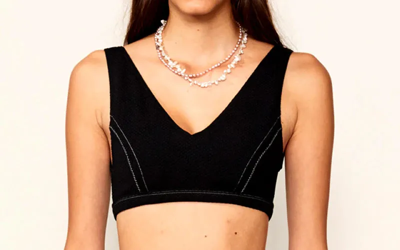 Kaia V Neck-Kaia Panelled High Waisted sold by SWORLD Inc product image thumbnail 2