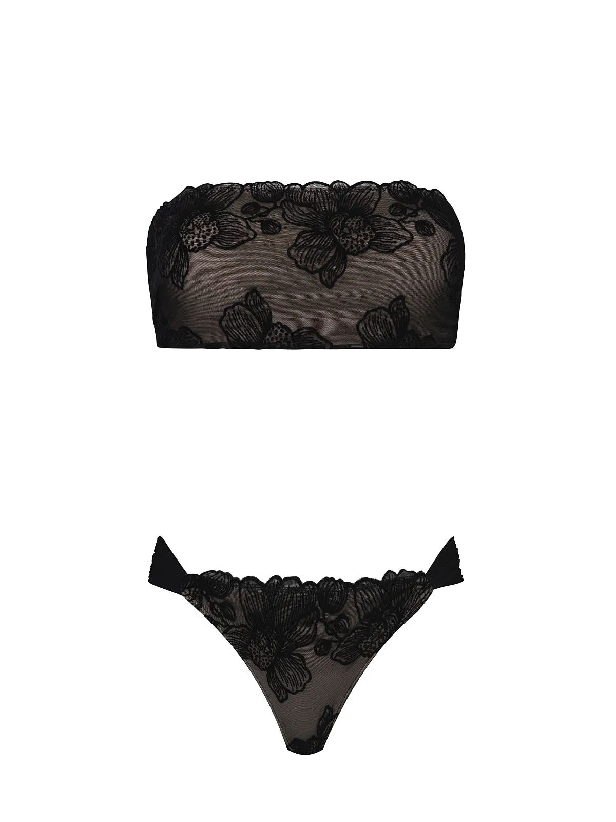 Stella Bandeau-Lace Fanned Bikini sold by SWORLD Inc product image thumbnail 4