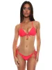 Molded Push Up Bandeau Halter-Wavey Tie Side Ruched Bikini sold by SWORLD Inc