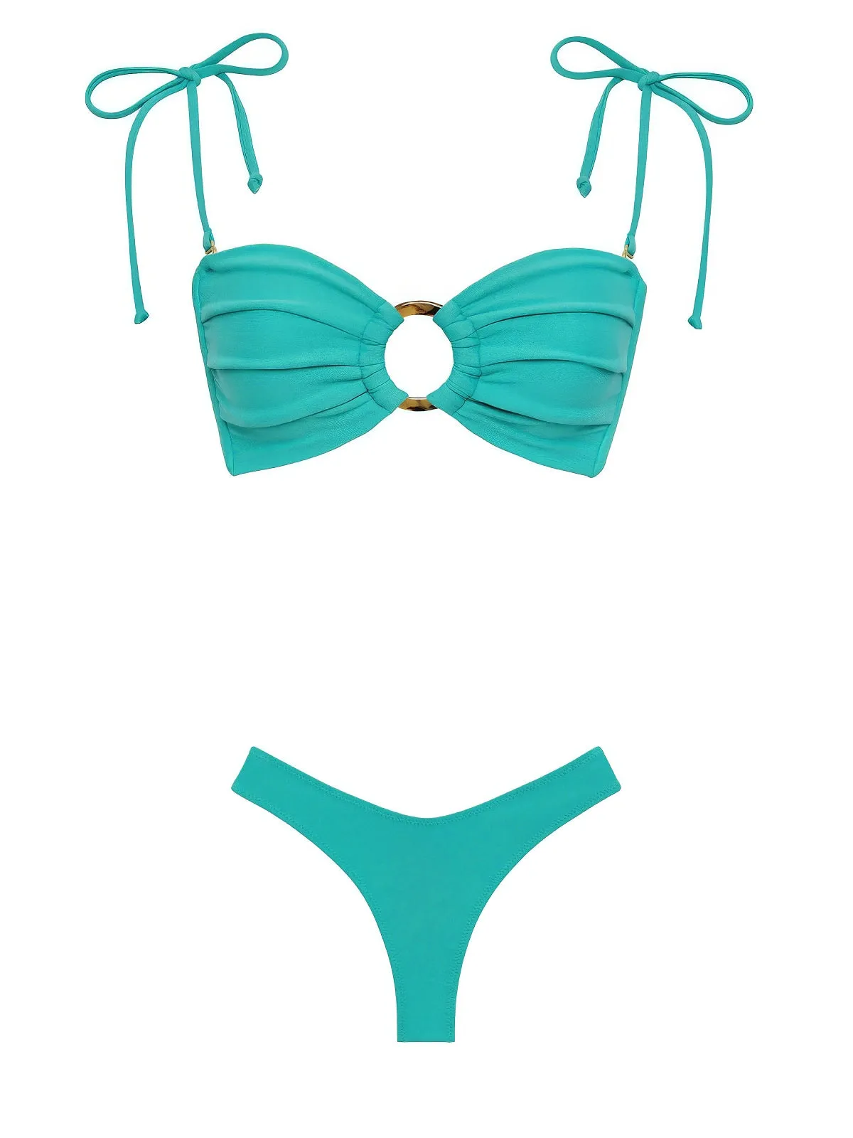 Tori Ties Bandeau-Lulu Bikini sold by SWORLD Inc product image thumbnail 3