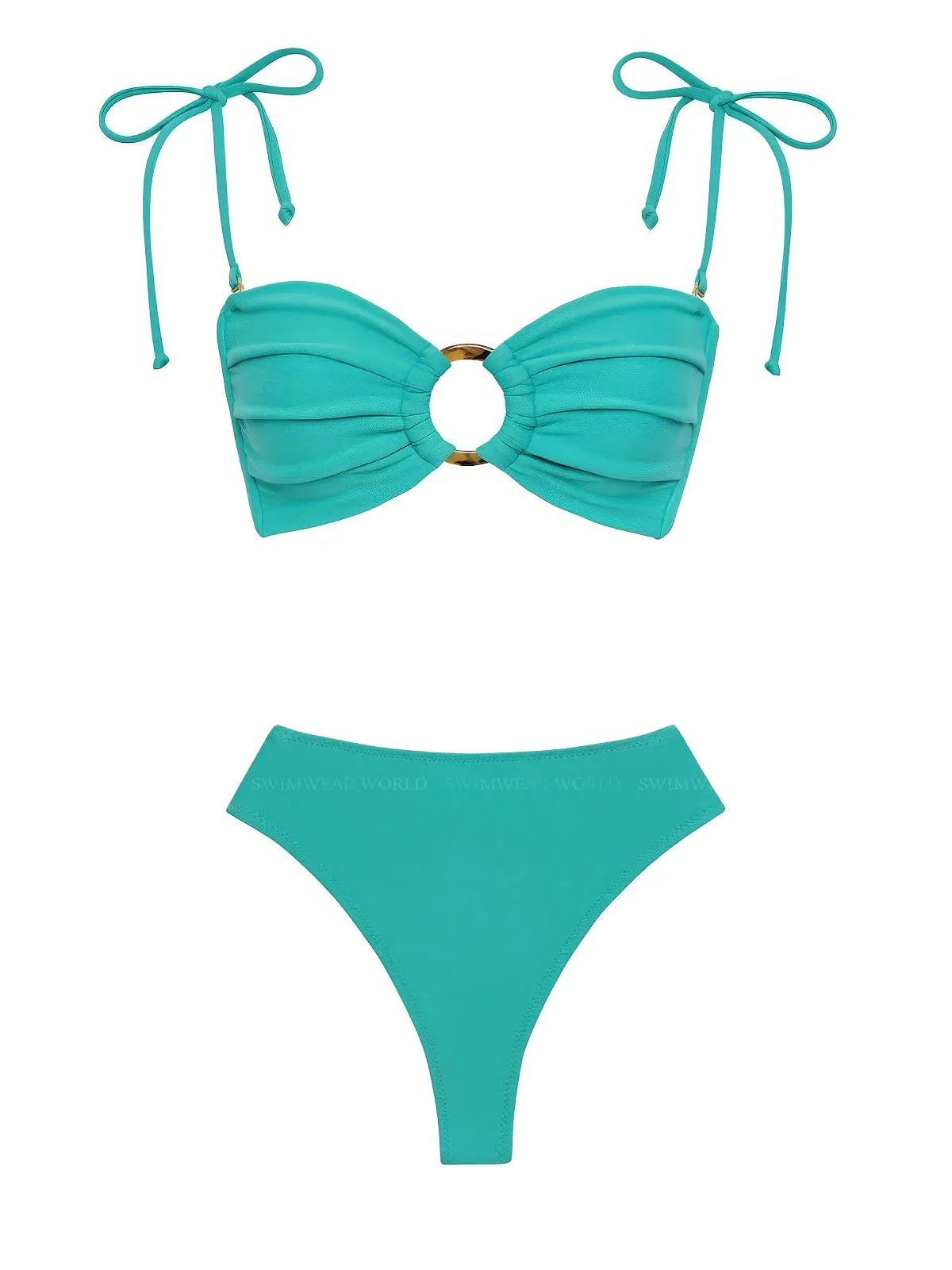 Tori Ties Bandeau-Paula Bikini sold by SWORLD Inc