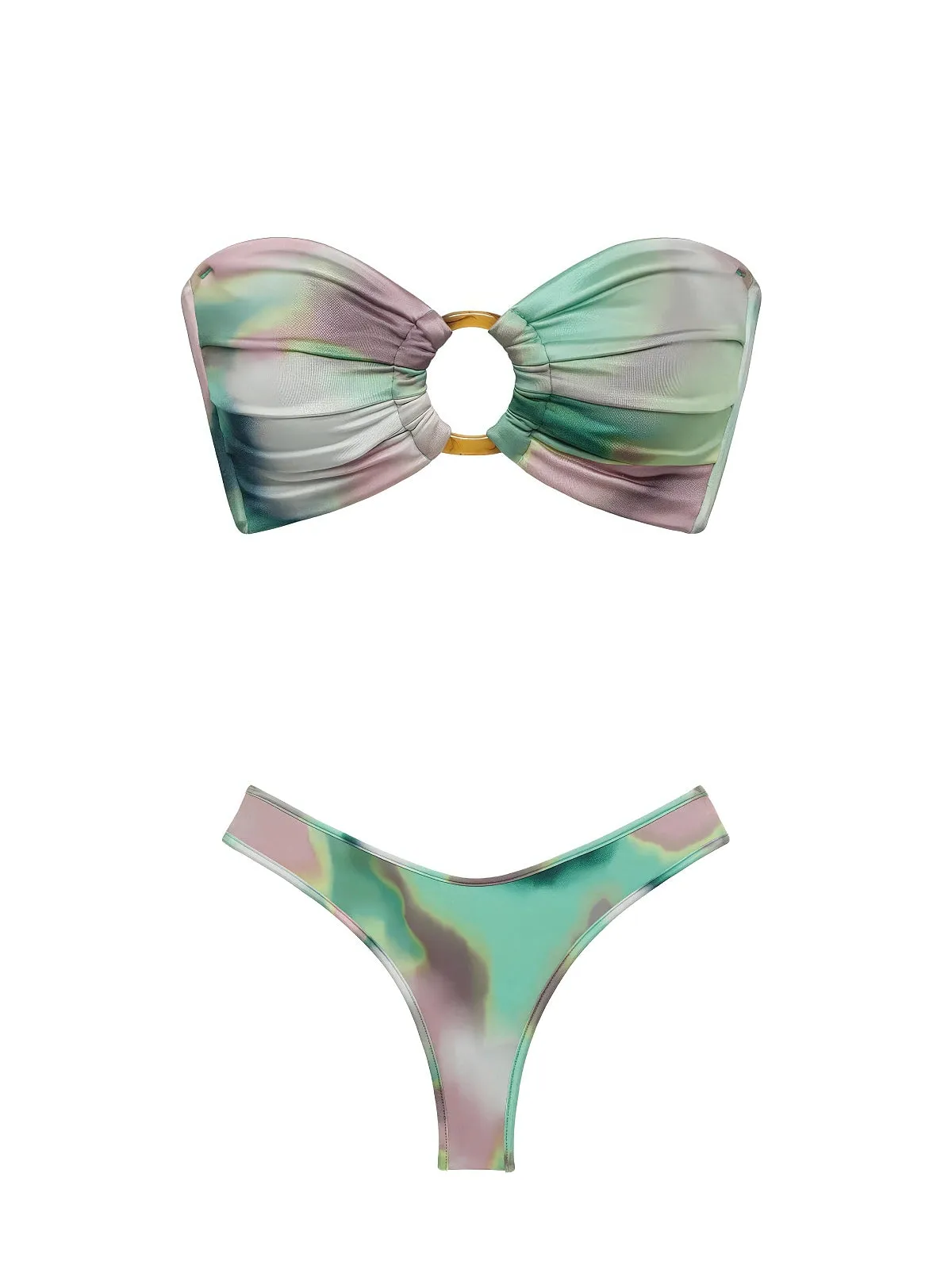 Tori Ties Bandeau-Lulu Bikini sold by SWORLD Inc product image thumbnail 3