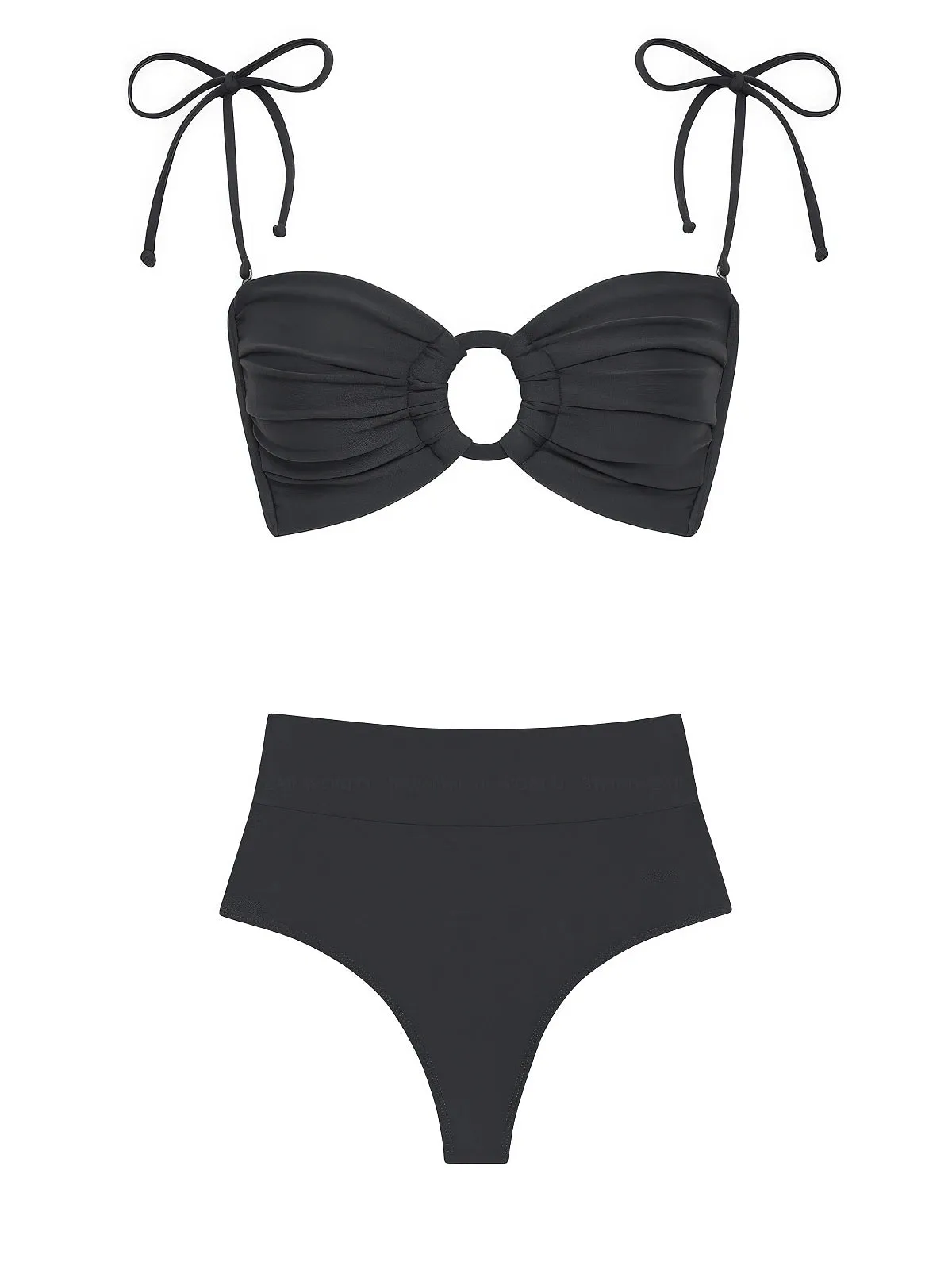 Tori Ties Bandeau-High Rise Bikini sold by SWORLD Inc product image thumbnail 3