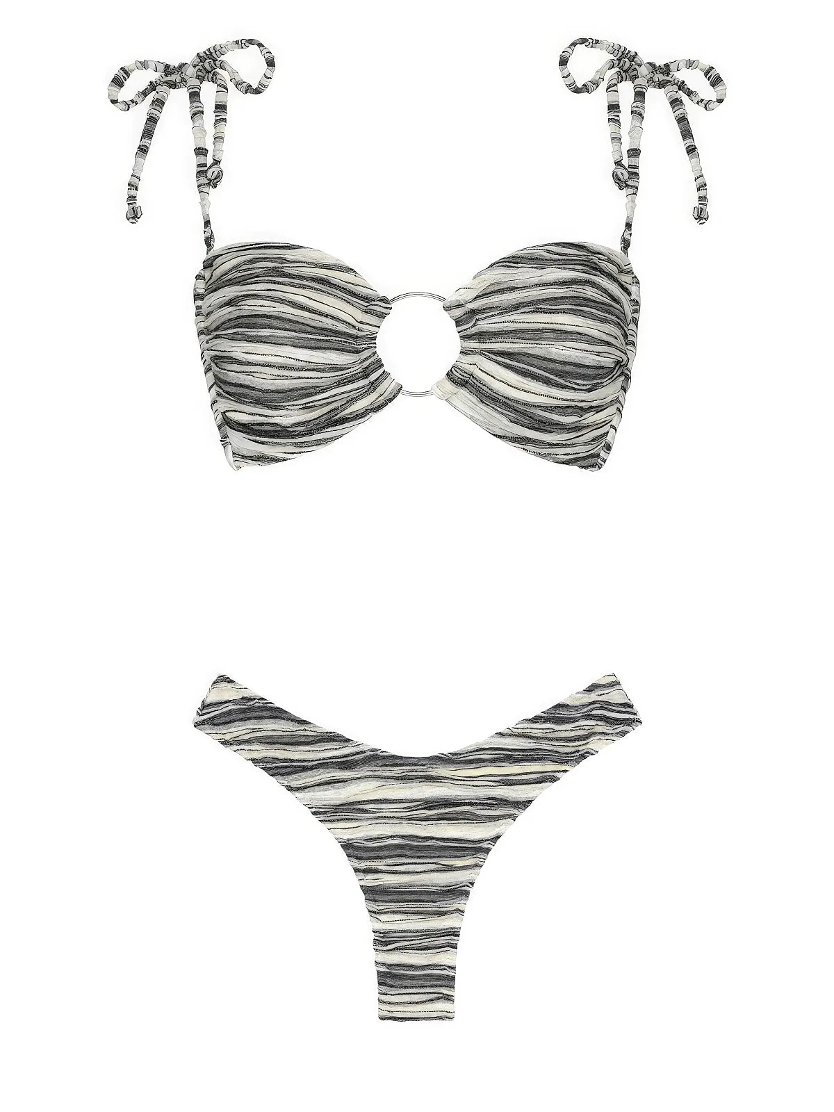 Tori Ties Bandeau-Lulu Bikini sold by SWORLD Inc product image thumbnail 4