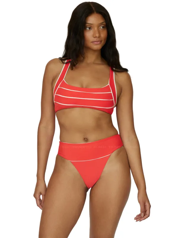 Gabby-Banded High Waist Bikini sold by SWORLD Inc