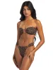 Leopard Love Bandeau Bikini sold by SWORLD Inc
