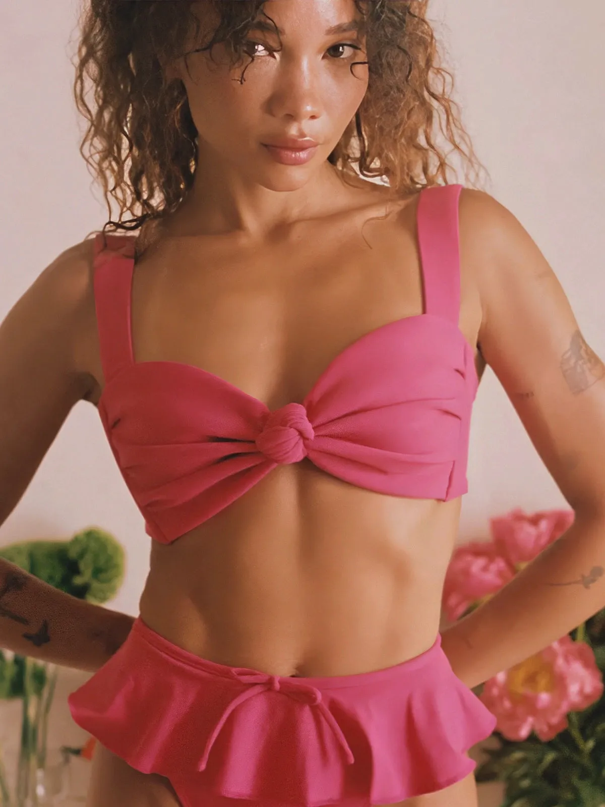 Hayden-Tamarindo Ruffle Bikini sold by SWORLD Inc product image thumbnail 2