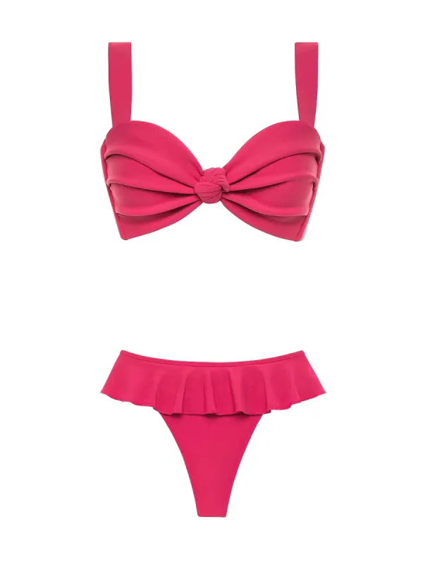 Hayden-Tamarindo Ruffle Bikini sold by SWORLD Inc