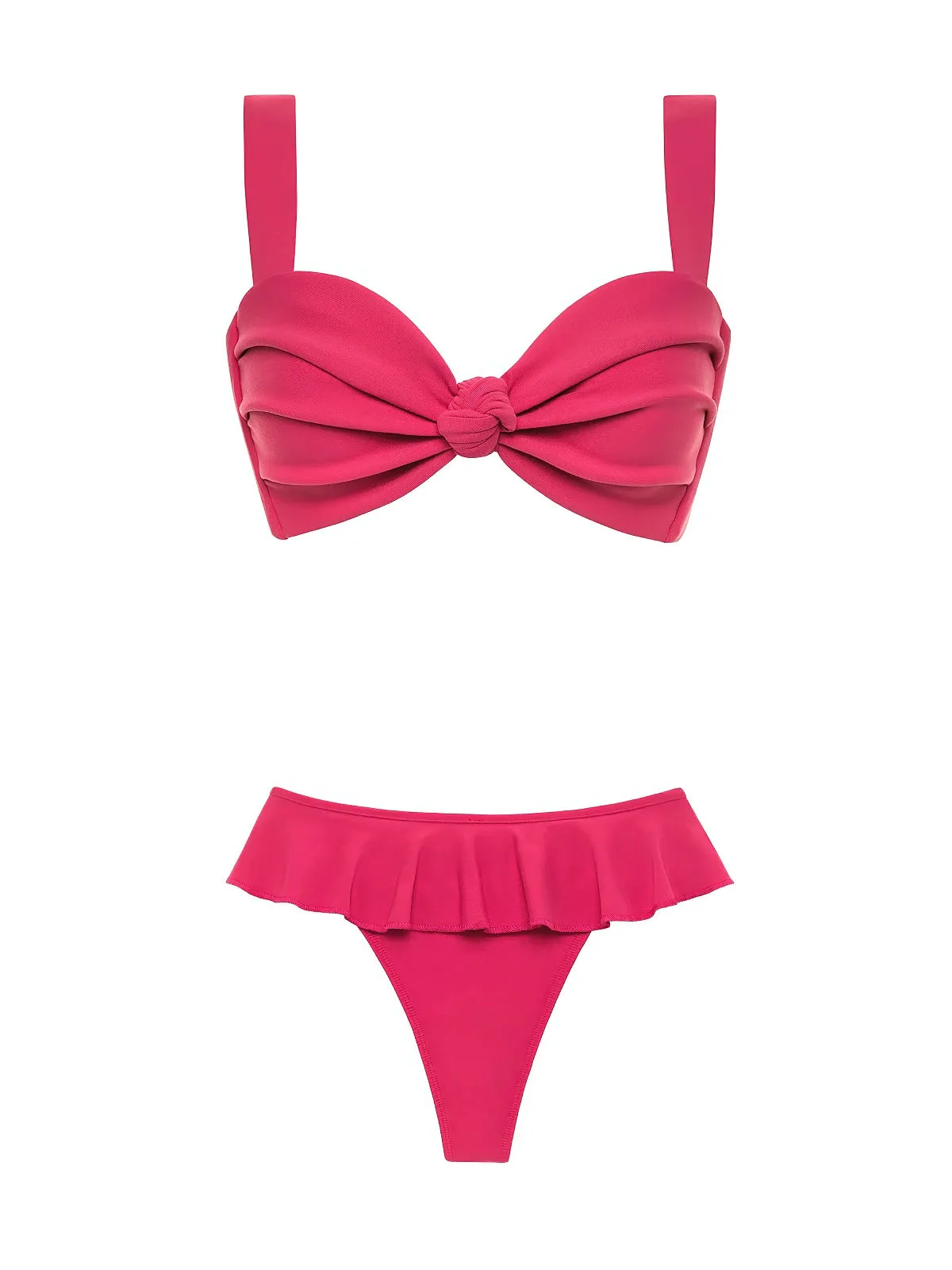 Hayden-Tamarindo Ruffle Bikini sold by SWORLD Inc