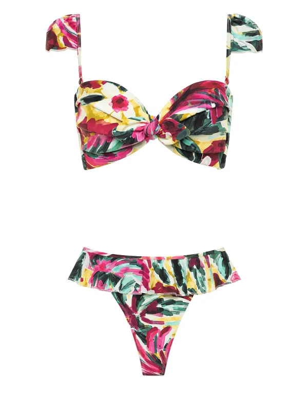 Cabana-Tamarindo Ruffle Bikini sold by SWORLD Inc