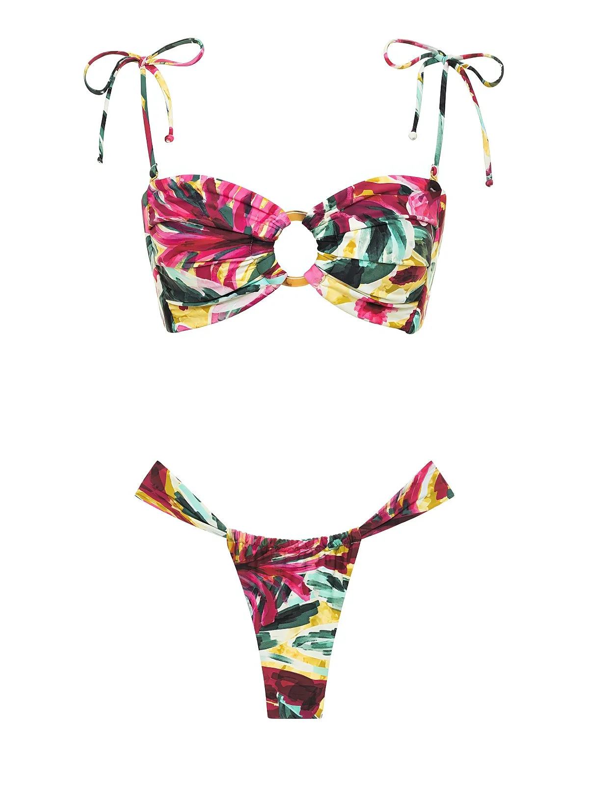 Tori Ties Bandeau-Sandra Bikini sold by SWORLD Inc product image thumbnail 3