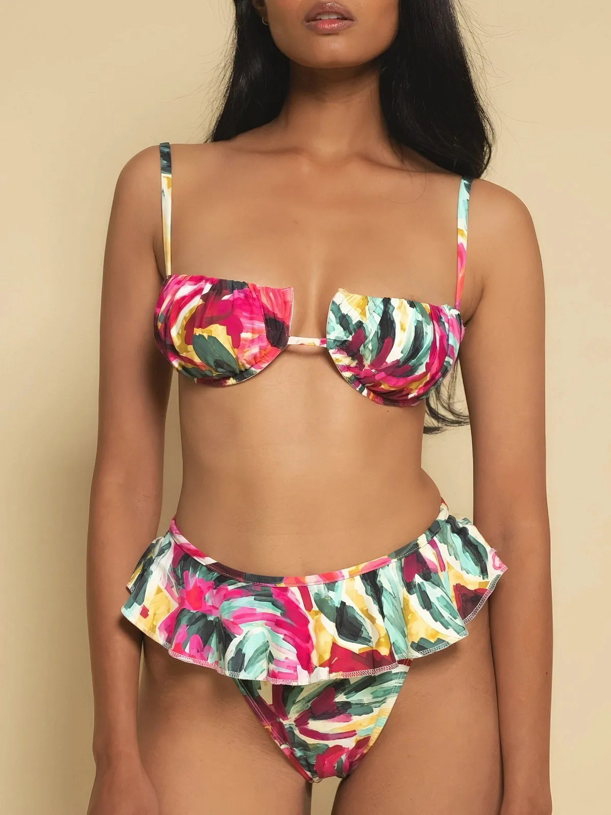 Petal-Tamarindo Ruffle Bikini sold by SWORLD Inc product image thumbnail 2