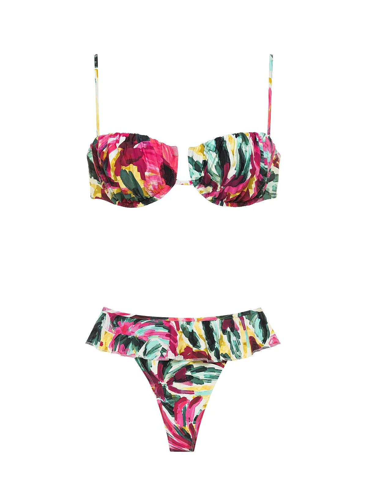 Petal-Tamarindo Ruffle Bikini sold by SWORLD Inc