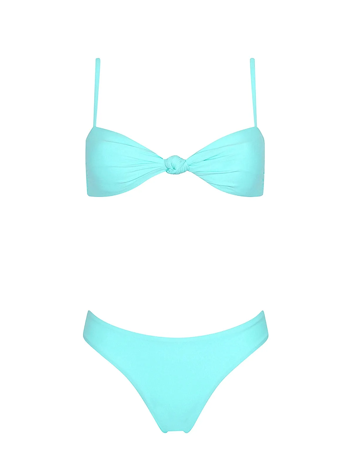 Turquoise 90 Bandeau-Turquoise 23 High Leg Bikini sold by SWORLD Inc product image thumbnail 3