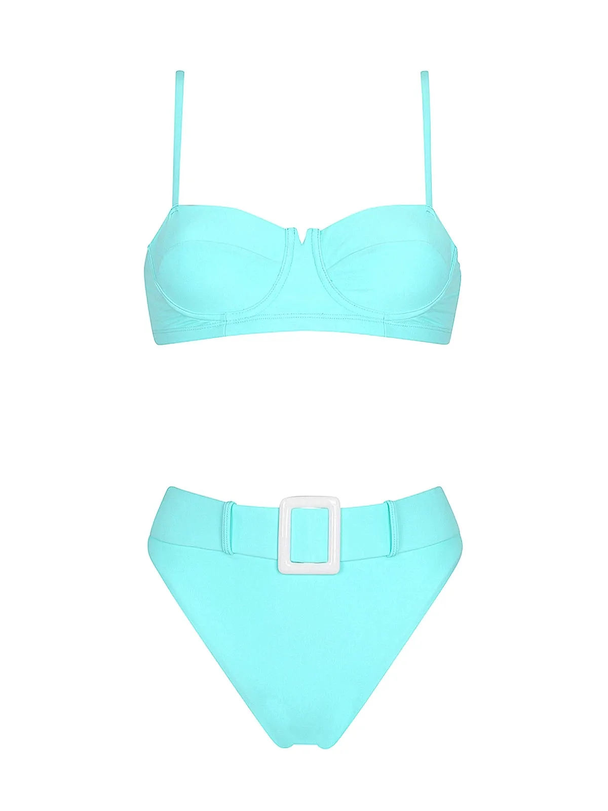 Turquoise 80 Short Buster-Turquoise 20A High Rise Bikini sold by SWORLD Inc product image thumbnail 4