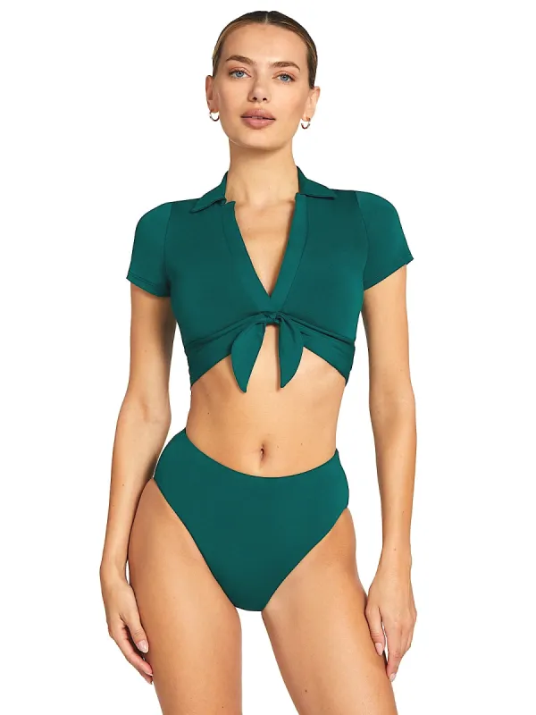 Ava T-Shirt Plunge-Ava High Waist Bikini sold by SWORLD Inc