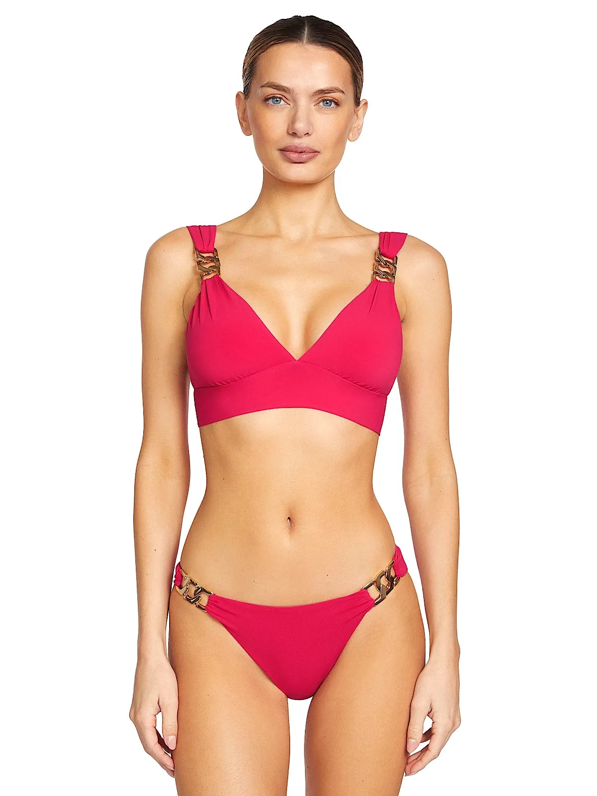 Jane V Plunge-Jane Chain Bikini sold by SWORLD Inc