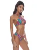 Cross Halter Peek-A-Boo-Seamless Bikini sold by SWORLD Inc