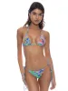 Seamless Reversible Triangle-Seamless Reversible Wavy Ruched Tie Side Bikini sold by SWORLD Inc
