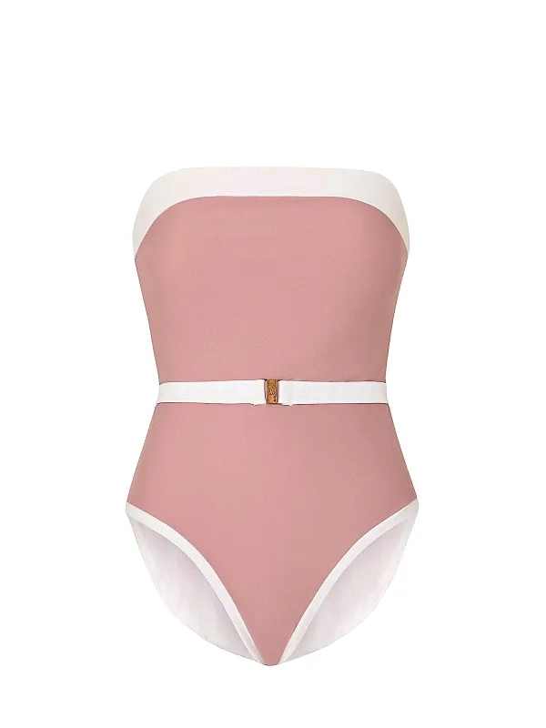 Ravello Strapless Colorblock One-Piece sold by SWORLD Inc