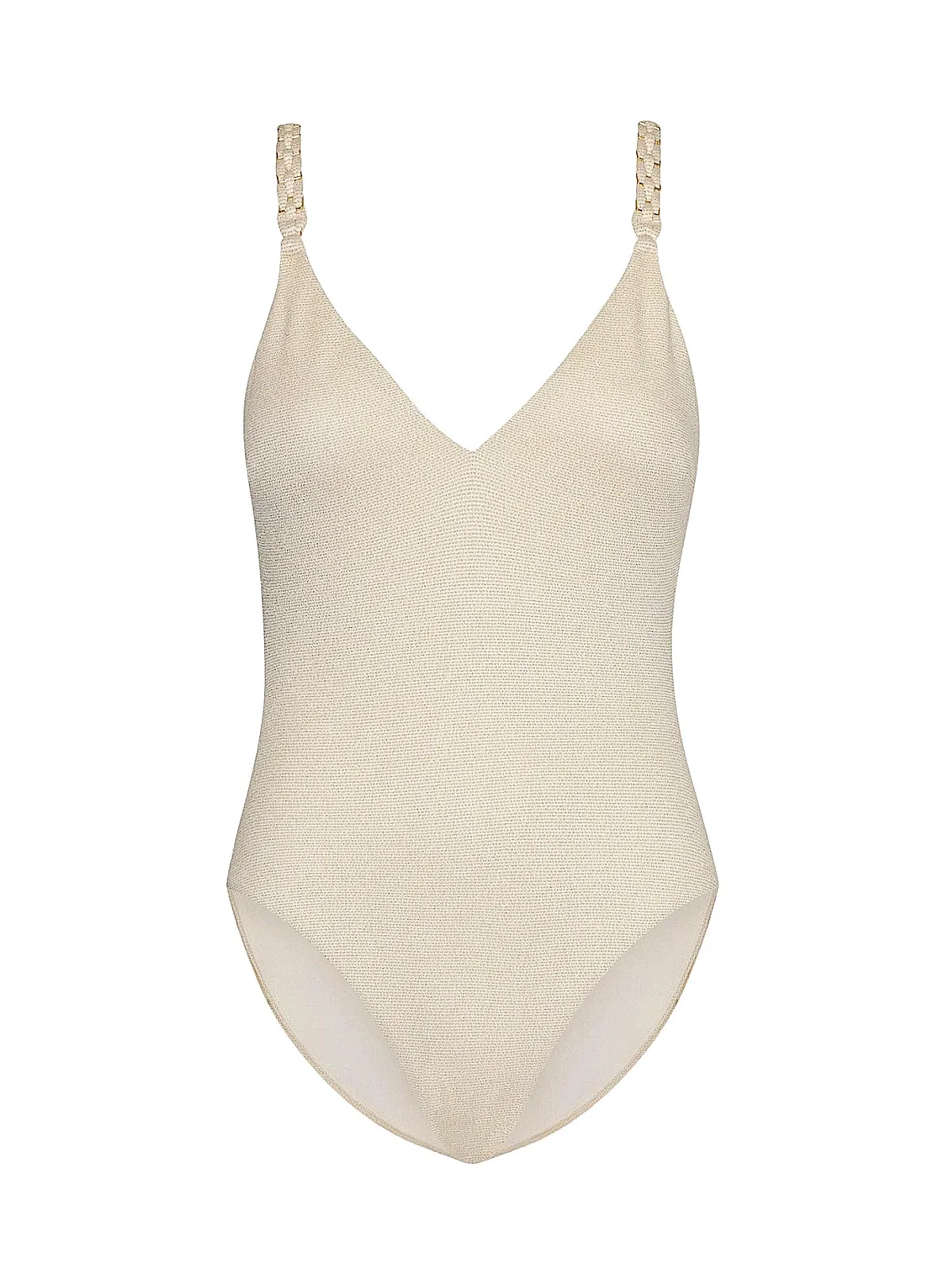 Shimmer Texture Gold Braided One-Piece sold by SWORLD Inc